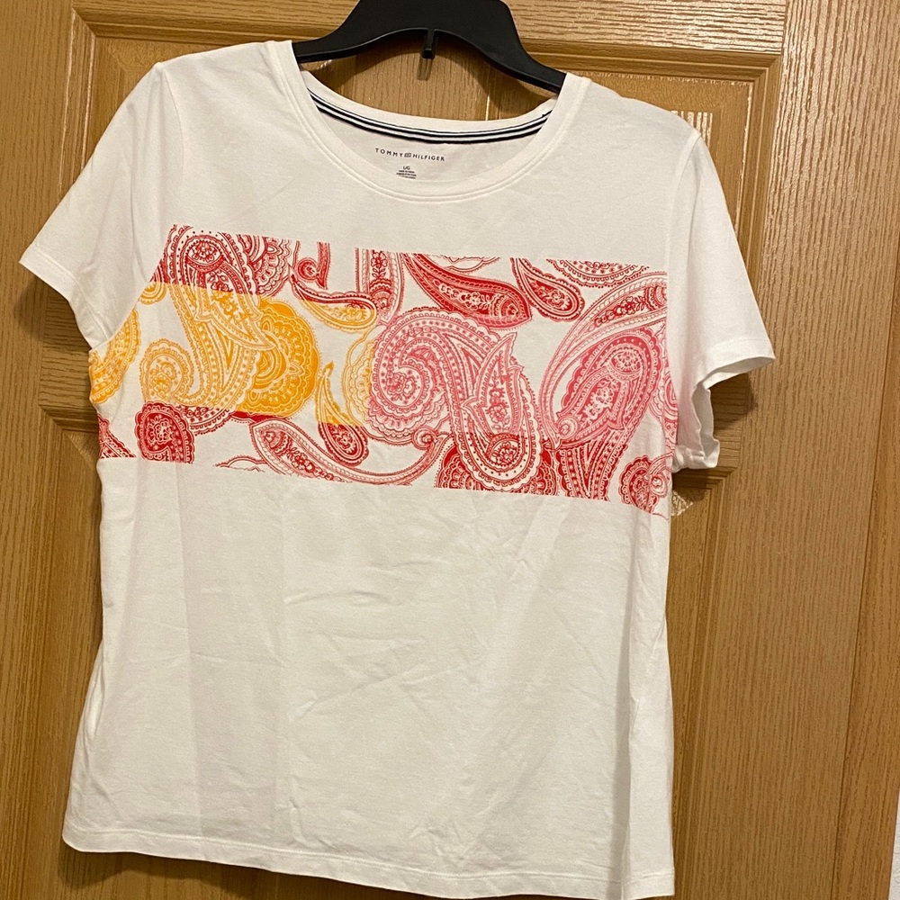 Tommy Hilfiger White Crew Neck Tee